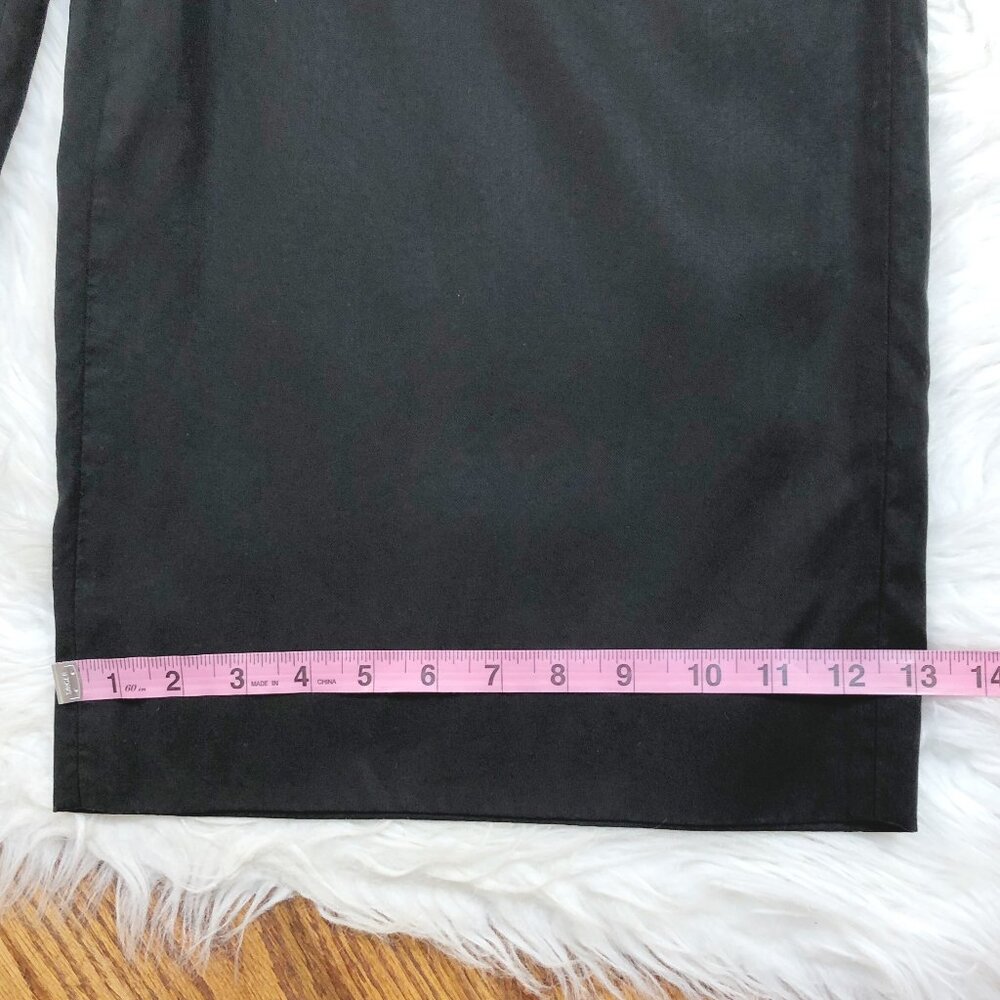 BANANA REPUBLIC Wide Leg Pleated Soft Tencel Pants 865389 in Black 10 - Picture 12 of 15